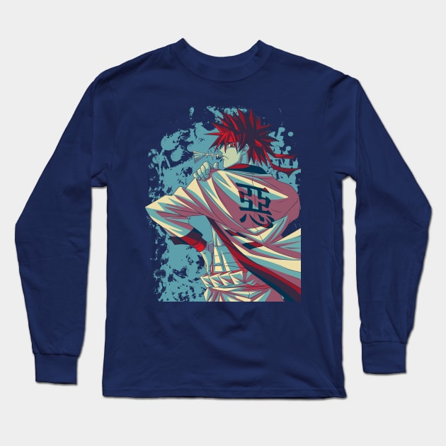 sagara sanosuke Long Sleeve T-Shirt by DinoZard